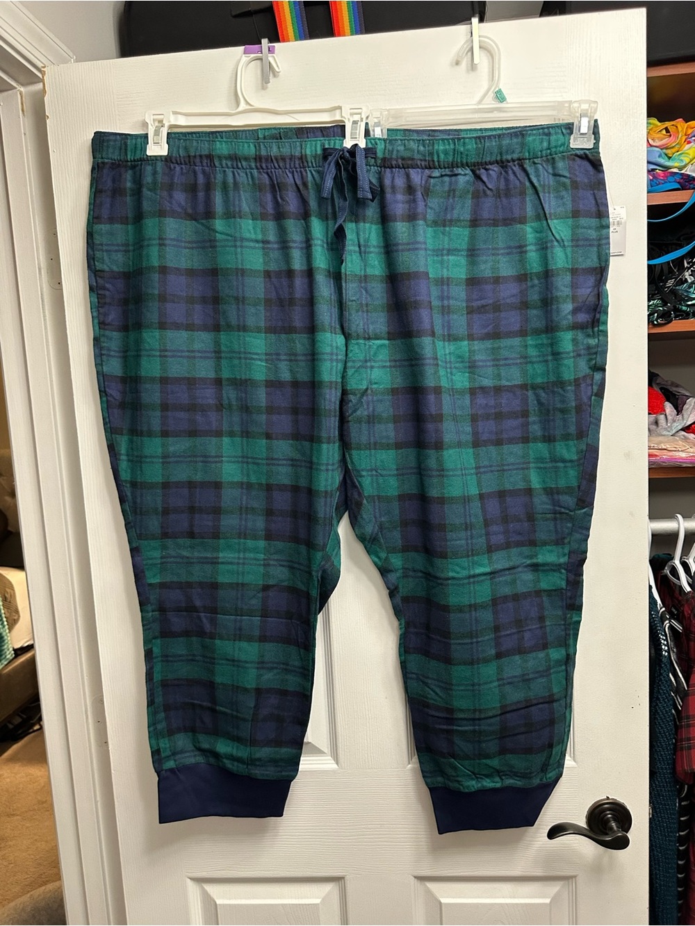 Old Navy Women's Flannel Plaid Pajama Joggers, size 4x